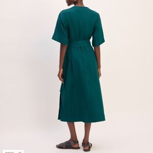 Everlane Wrap Dress in Linen